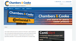 Desktop Screenshot of chamberscooke.com